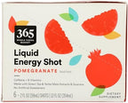 365 by Whole Foods Market Pomegranate Energy Shot, 2 Fl Oz, 6 Count
