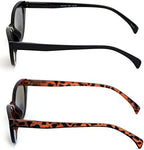 V.W.E. 2 Pairs Women Cateye Black Tortoise Reading Sunglasses - Outdoor Cat Eye Readers
