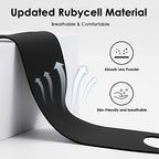 FRESHME Zero Pressure Sleep Mask - Lightweight Breathable Blockout Eye Mask for Sleeping with Ear Hanging Elastic Strap for All Sleep Positions Men Women Soft and Comfortable Black Eye Blinder Travel