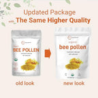 Micro Ingredients Organic Bee Pollen Granules, 1 lb | Fresh Harvest, Raw & Natural Superfood | Rich in B Vitamins, Minerals, Protein & Antioxidants | Keto, Non-GMO