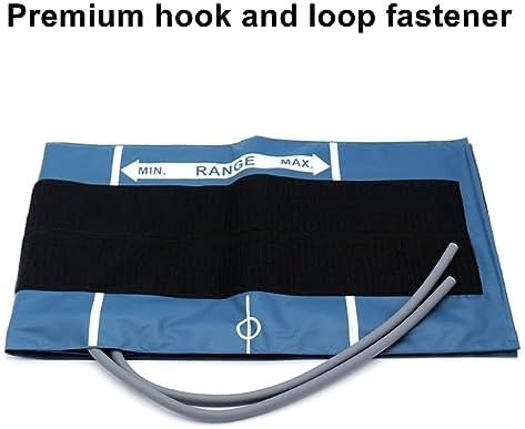 Universal NIBP Cuff for Adult Thigh, 46-66 cm Double Tube Reusable PU Replacement Blood Pressure Cuff, No Connector