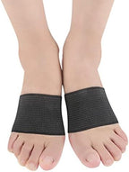 Compression Arch Support Foot and Heel Sleeves Elastic Breathable Wrap 2Pcs