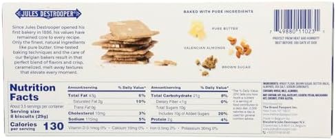 Jules Destrooper Almond Thins, 3.5-Ounce Boxes (Pack of 12) ( Value Bulk Multi-pack)