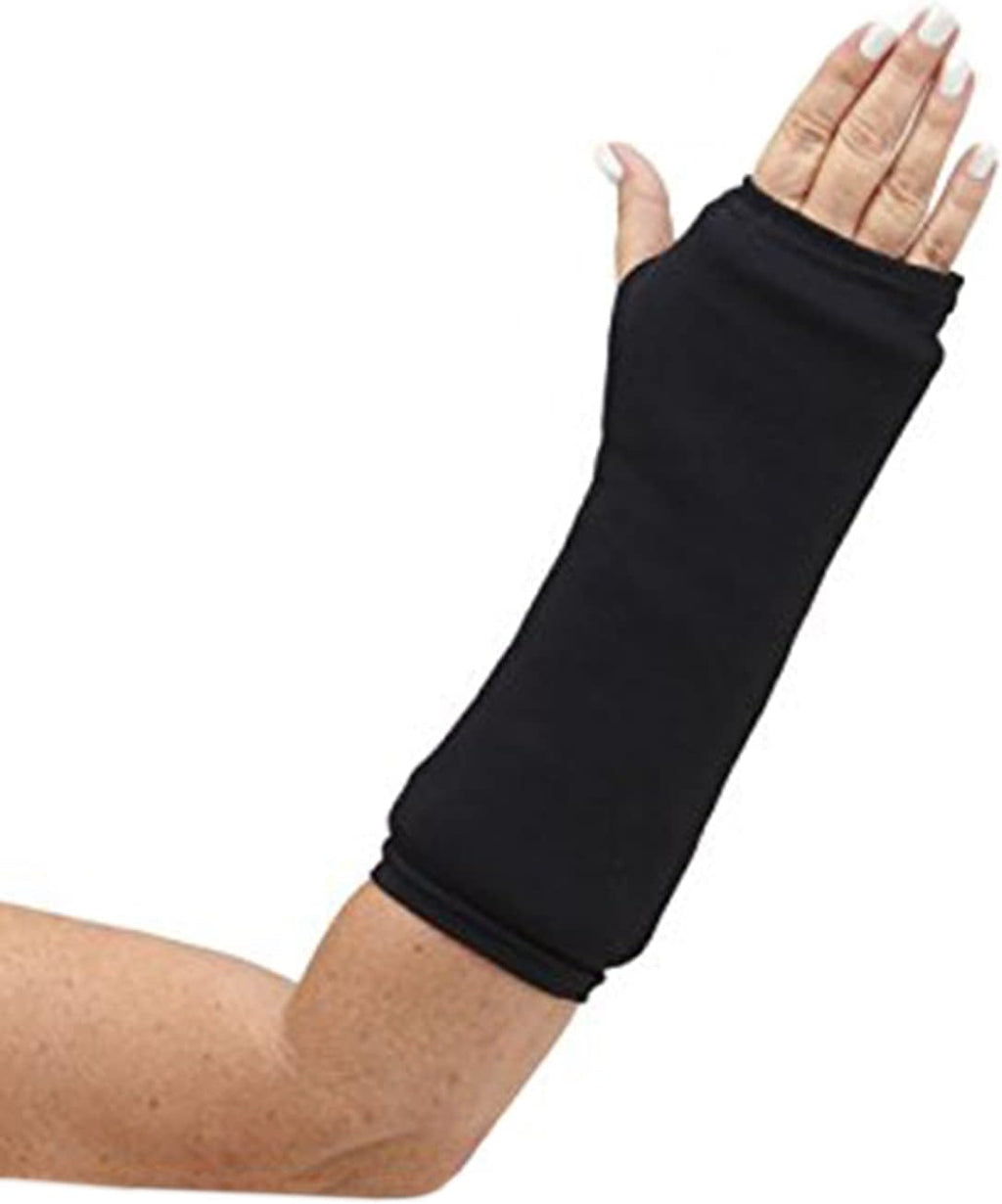 CastCoverz! Designer Arm Cast Cover - Black - Large Short: 13" Length X 13" Circumference - Removable and Washable - Made in USA