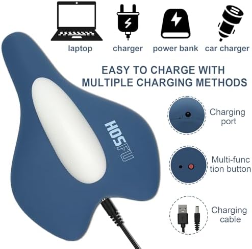 Kegel Exerciser for Men, Sit-On-Top Kegel Exerciser,Used for Bladder Support Tightening and strengthening Muscle Control Training, Endurance Muscle Recovery, and Kegel Relaxation Training（Blue）
