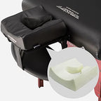 Master Massage 31" Montclair Pro Portable Massage Table Package, Memory Foam Cushioning, Reiki Panels, Shiatsu Cable Release- Tattoo Table, Spa Bed, Facial Bed