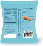 LOVE CORN Sea Salt | Delicious Crunchy Corn Snacks | .07oz x 100 Gluten Free, Vegan Bags | Convenient for Lunch Boxes, Commuting & Office Snacks