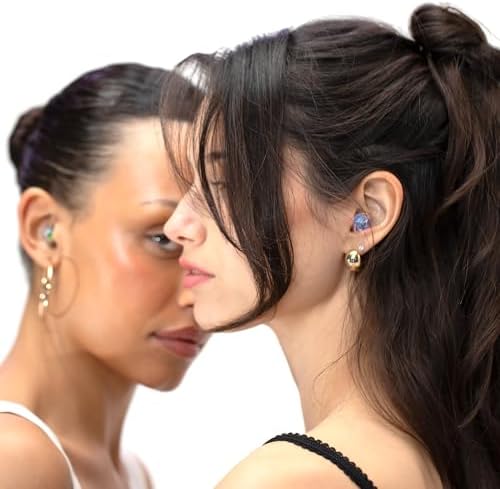Eargasm High Fidelity Blue Earplugs for Concerts, Festivals, Musicians, DJs, Night-Life, Motorcycle Hearing Protection - Reusable Ear Plugs for High Fidelity Noise Reduction up to 21 dB