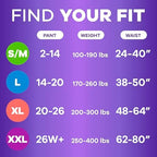 Always Discreet Adult Diapers for Women, Incontinence Underwear, Postpartum Essentials, Disposable Briefs, Max Absorbency, Bladder Leak Protection, Large, 76ct