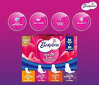 Bodyform Luxe Feminine Care Value Combo Pack, Variety Pack, Cushion-Soft & Ultra-Absorbent, Daily Freshness & Protection (60 Count)