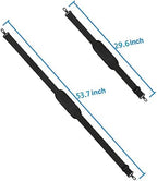 Taygeer Shoulder Strap, 52" Universal Replacement Laptop Shoulder Strap Luggage Duffel Bag Strap Adjustable Comfortable Belt with Metal Hooks for Briefcase Computer Messenger Bag Laptop Case, Black