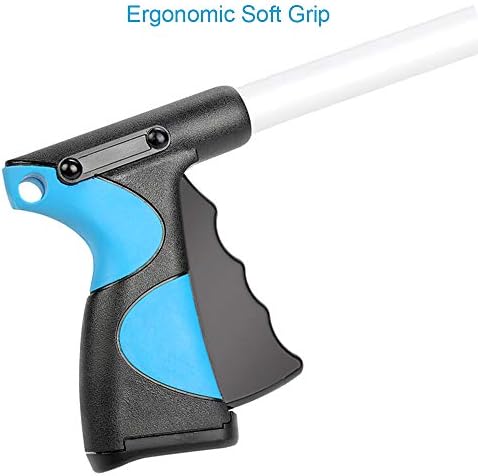 Grabber Reacher Tool, 32" Foldable Picker Upper Grabber, Reaching Tool for Trash Claw Pick Up Stick, Litter Picker, Arm Extension (BLUE1)