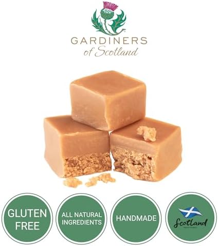 Gardiners of Scotland Handmade Fudge, Baileys Salted Caramel Fudge 7 Ounce Folded Carton