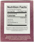 Organic Positively Botanicals Company, Hyssop Herbal Tea Bags, 20 Count