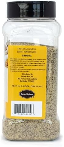 Farmer Brothers Fajita Seasoning, 1lb 12oz bottle, Large Restaurant/food Service Size Container