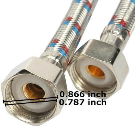 Water Faucet Set Zinc Alloy Shampoo Bowl Faucet with Hose, Durable for Home & Salon Spa Sink, Hot Cold Mixer Sprayer Hose Replacement Part Set