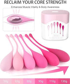 6PCS Advanced Kegel Training Set, Kegel Exercises Weight Control, Integrated Design, Food Grade Silicone: Kegel Exercise System, Pelvic Floor Exercises