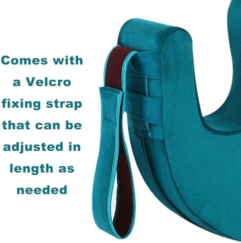 Sexysamba Bedridden Patient Turning Device with Fixing Strap Elderly Assistance Products Bed Rest Leg Pillow Patient Lift Aid Flannel Multifunctional Anti-Decubitus Nursing Products, Blue