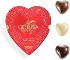 Godiva Gold Heart Belgian Chocolate Box, Assorted Chocolates with Ganache and Pralinés, Elegant Gift for Her, 14 Pc