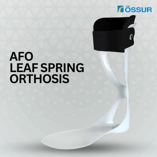 Ossur AFO Leaf Spring Mild to Moderate Drop Foot Ankle-Foot Orthosis | Low-Profile Heel-less Design| Flexible Customizable Sole |Small&Medium - Right