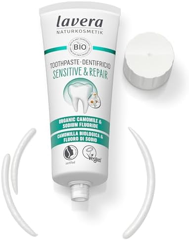 Lavera Organic Sensitive & Repair Toothpaste with Fluoride New 2.54 fl oz