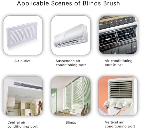 Blind Cleaner Tool, Mini Blind Duster Clean Brush, Dust Venetian Brush, Yellow S29