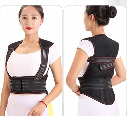 Self-Heating Lumbar Support Vest and Back Brace for Pain Relief, Sciatica, Scoliosis, and Herniated Discs - Adjustable Support Straps