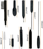 12 Pieces Hearing Aid Cleaning Brush Kits Tools with Wax Loop and Magnet Suitable for Earbuds/Headphones Cleaner with Storage Case