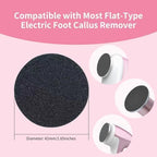 120pcs Replaceable Sandpaper for Electric Foot Callus Remover, Coarse/Medium/Fine Electric Foot File Replacement Pads (Fine 180 Grit)