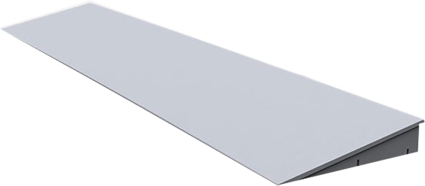 Threshold Ramp, Wheelchair Ramps for Home Steps, Curb Ramp for Transition Doorways Curbs Garages, Portable Ramp for Wheelchairs, Trolleys, Bicycles(Gray,3cm/1.1in)