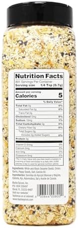 Badia Everything Bagel Seasoning Blend, 22 oz - Sesame Seed, Poppy Seed, Garlic, Onion and Salt