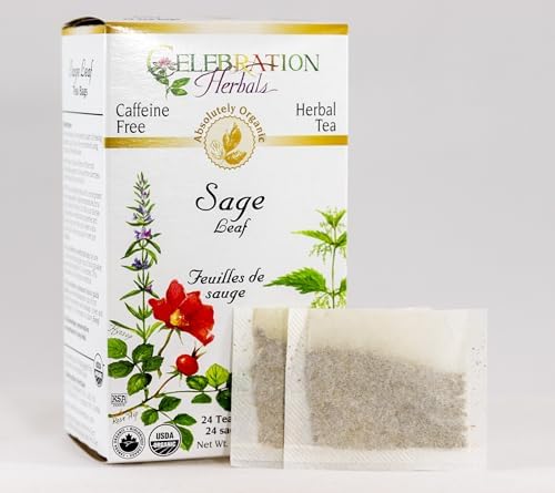 Celebration Herbals Sage Leaf Leaf Tea 24 Bags, Pack of 1
