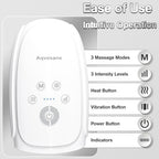 Hand Massager with Heat and Compression, Cordless Hand and Wrist Massager for Arthritis and Carpal Tunnel, Rechargeable, Gifts for Women Men, White