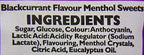 AwiaubJakemans Blackcurrant Menthol Bags 100g (Pack of 3)