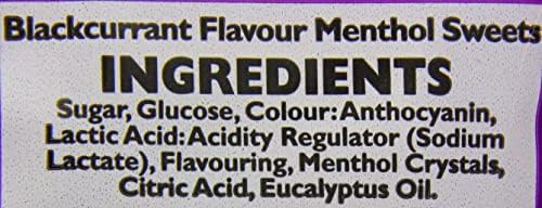 AwiaubJakemans Blackcurrant Menthol Bags 100g (Pack of 3)
