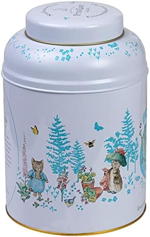 New English Teas Peter Rabbit Tea Tin in Classic Design with 240 English Breakfast Teabags, Beatrix Potter
