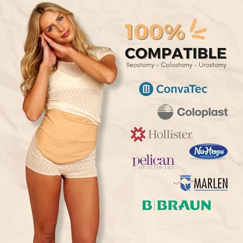 SIIL Ostomy Bag Covers for Women - Colostomy Belt | FSA&FHA Approve | Stoma Pouch | Illeostomy | Stoma Pouch | Ostomy Wrap