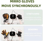 Rehabilitation Robot Glove for Stroke, Robotic Hand Stroke Recovery Equipment, Fingers Strength Training Device for Hemiplegia, Strength Adjustable (Left Hand-M)