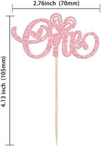 Ephlyn 24Pcs Happy Valentine's Day One Cupcake Toppers Glitter Heart Valentines Day 1st Birthday Cupcake Picks for Baby Shower Birthday Party Cake Decorations Supplies Pink