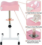 Pedicure Manicure Footrest Adjustable Height Stand Beauty SPA Salon Nail Care Pink