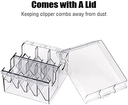 Plastic Blade Organizer for 8 Blades Storage Case Rack Clipper Comb Holder