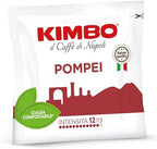 KIMBO Intenso ESE Compostable Coffee Pods - 100% Arabica - Blended and Roasted in Italy - Medium to Dark Roast with Pleasant Floral Flavors - 100 count