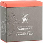 MÜHLE Shaving Soap - Shaving Soap with Grapefruit & Mint for All Skin Types - Fruity & Revitalising - 65 g