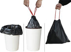 Teyyvn 3 Gallon Black Drawstring Trash Bags, 220 Counts