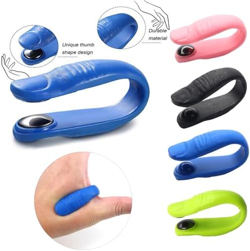 HEVIRGO 4pcs Acupressure Point Clip Hand Pressure Point Clip Hypoglycemia Acupoint Clip Portable Acupuncture Point Clip Relieves Tension, Anxiety, and Stress 4pcs