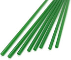 50 Plastic 150mm (6") x 3.5mm Green Lollipop Sticks for Cake Pops or Lollipop Candy