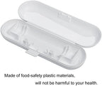Nincha Portable Electric Toothbrush Travel Case for Philips Sonicare Series-Durable, Environmentally Friendly, Breathable, Food-Safe Plastic Material(White)
