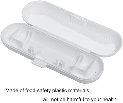 Nincha Portable Electric Toothbrush Travel Case for Philips Sonicare Series-Durable, Environmentally Friendly, Breathable, Food-Safe Plastic Material(White)