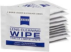 ZEISS Lens Cleaning Wipes, Pre-Moistened, Individually Wrapped Wipes for Coated Glass on Binoculars, Glasses, Sunglasses, Camera Lenses, and Scopes, 60 Count