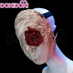 KIRA KIRA Movie Nurse Mask Halloween Cosplay Props Creepy Latex Mask Horror Cosplay Accessories (Red)